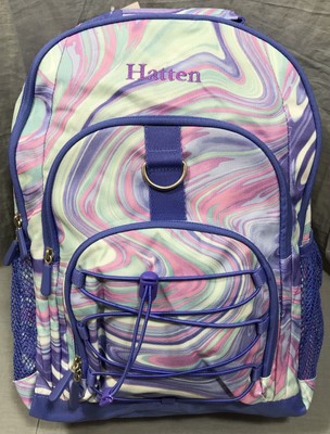 pink marble backpack