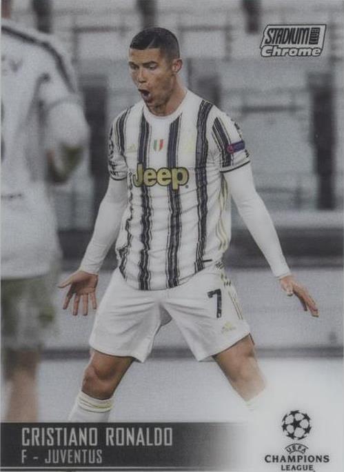 2020-21 Topps Stadium Club Chrome UCL Cristiano Ronaldo #100 for