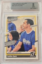 CAITLIN CLARK #H2 - BECKETT 8 - 2024 PANINI DONRUSS CAITLIN CLARK HIGHLIGHTS