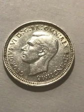 1942-D Australia 3 Pence .925 Silver XF+ #16533