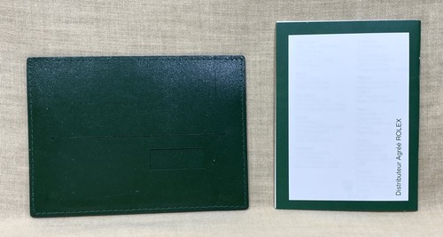 Billetera ROLEX Folleto Garantía Cronómetro Manual Submariner GMT FABRICANTE DE EQUIPOS ORIGINALES/ - Imagen 4 de 7
