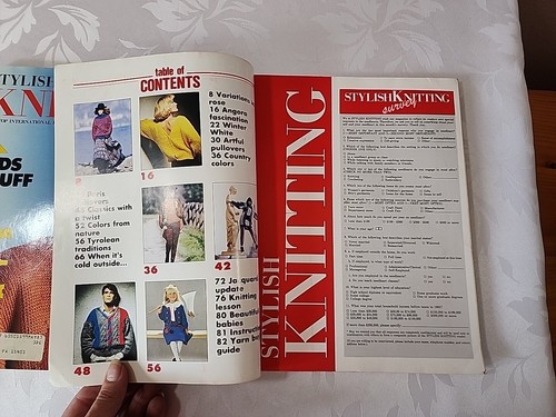 Stilvolles Strickmagazin November 1986 & Mai 1987 Strickmuster - Bild 8 von 18