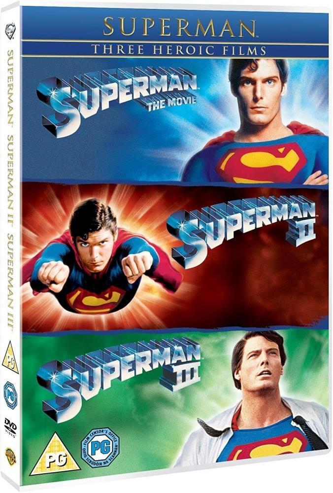 Superman - Three Heroic Movies 1-3 DVD Feature (2010) Christopher Reeve
