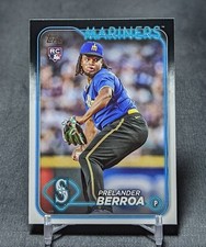 Prelander Berroa Rookie Card RC 2024 Topps Series 1 Baseball 36 Seattle Mariners