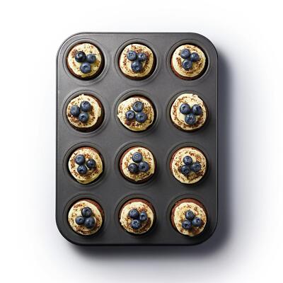 MasterClass Non-Stick Loose Base Mini Sandwich Tin 12 Hole