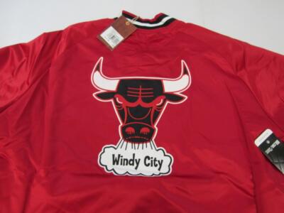 New Chicago Bulls Mens Size 3XL Mitchell & Ness Red Light Satin