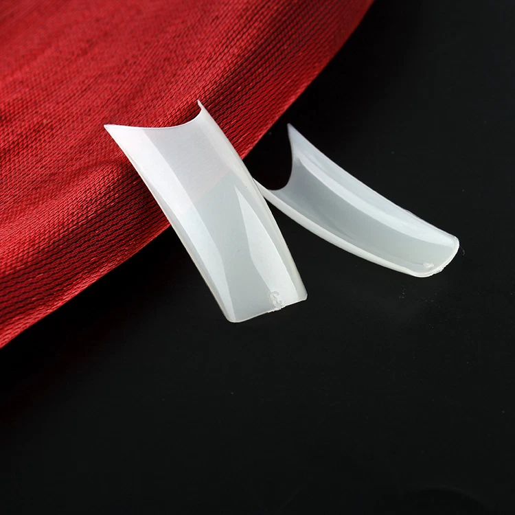 500pcs Half Cover False Nails French Acrylic Fake Nail Art Artificial Tips PS13 - Image 3 of 4