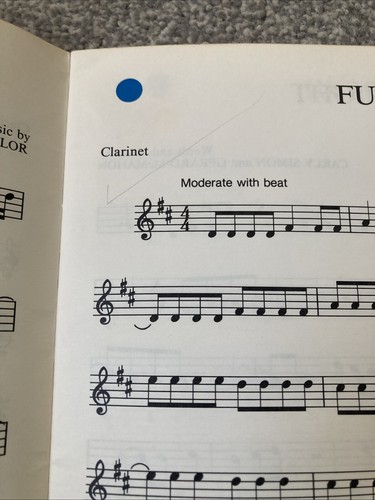 Hits! Hits Hits! 45 chartbuster hits, music book for clarinet, Pub. 1988 - Picture 12 of 21