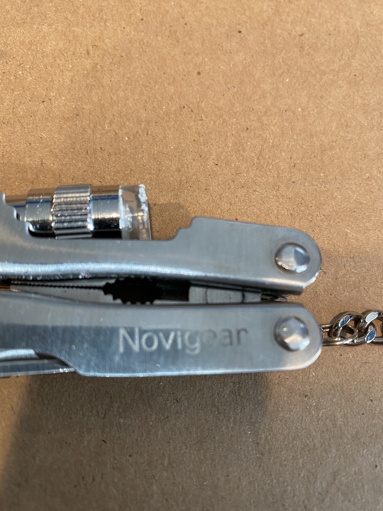 Portable Multitool Knife with Pliers Screwdriver and Built-in Flashlight