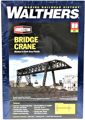 HO Scale Walthers Cornerstone 933-2906 Bridge Crane Kit