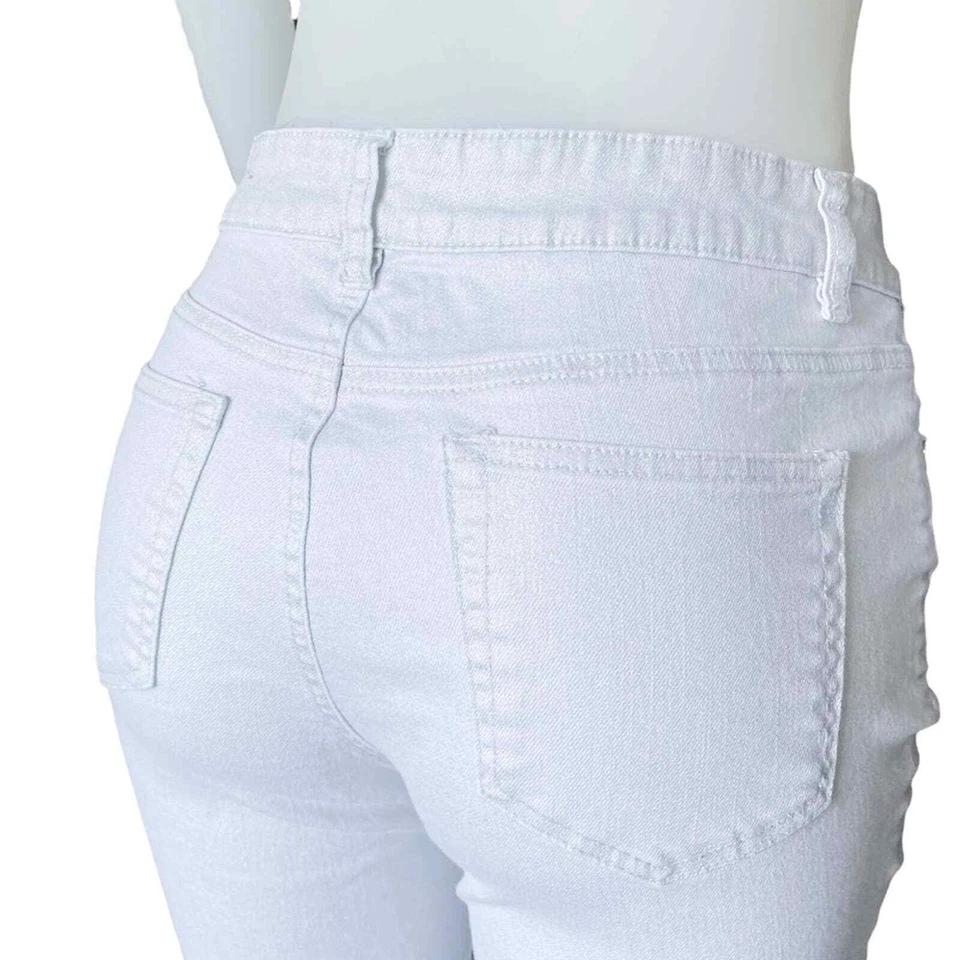 Capris branco metálico Laura Ashley - Imagem 3 de 4