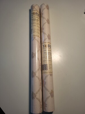 2 Double Rolls York Fine Wallpaper Prepasted Sealed 56 Sq.ft. A Roll