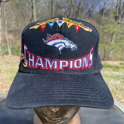 Denver Broncos Super Bowl XXXII Champions 1998 Hat SnapBack Logo