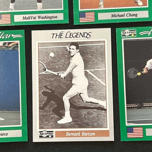 1991 MICHAEL CHANG Netpro Rookie Card RC Tennis Legend +9 USA tennis star cards - Picture 5 of 22