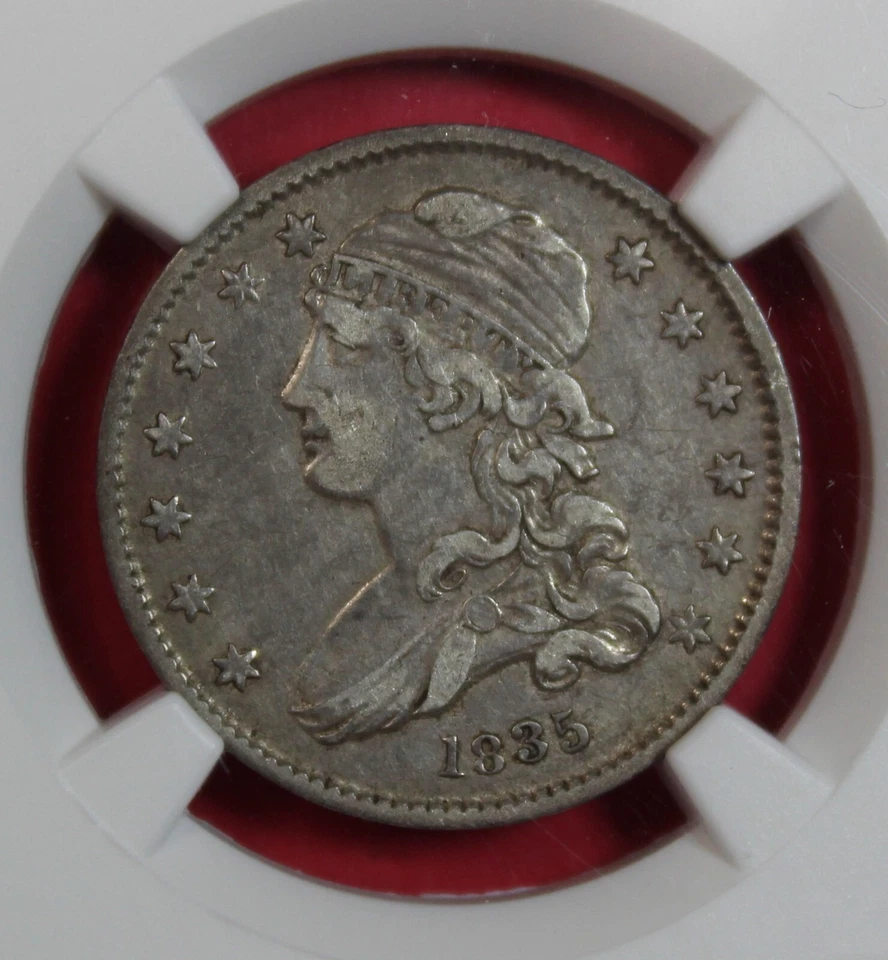 1835 CAPPED BUST QUARTER NGC XF40 - Image 2 of 4