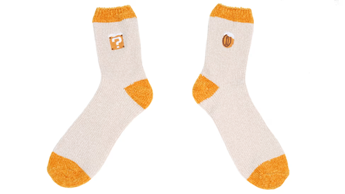 Nintendo Super Mario - Wintery Super-Soft Socks - Brand New