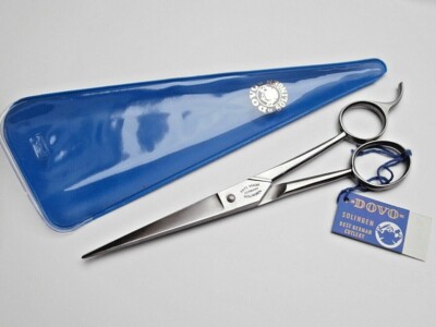 DOVO Bracht 7.5'' LANG Haarschere gepliesst/matt, Premium Solingen Quality Shear!