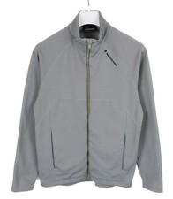 Peak Performance Fort 2 Sweat Homme M Fermeture Éclair Col Montant Logo Gris