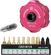 Engineer DR-54 stubby RATCHET DRIVER DR-17 Bit Set 10 pcs.