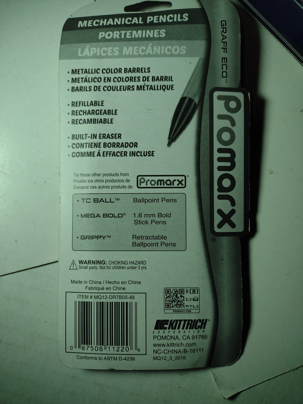 5 Pk High Quality Low Price Mechanical Pencils - 0.7mm Lead By Promarx 2-5pk