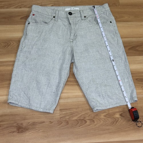 Herren Joe's Jeans Größe 28 Taille weiß/schwarz/grau gesprenkelte Stoffshorts - Bild 7 von 8
