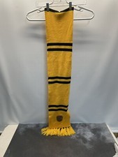 Wizarding World of Harry Potter Hufflepuff Scarf Black  Yellow