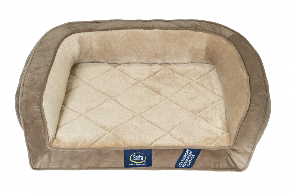 serta ortho foam quilted couch pet bed