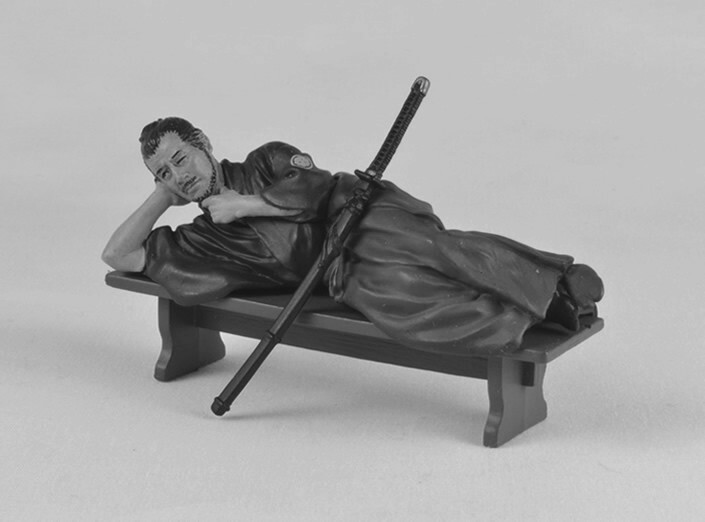 Figura Akira Kurosawa Yojimbo Sanjuro Importación Japón Rara (Mono) NUEVO VENDEDOR DE EE. UU.