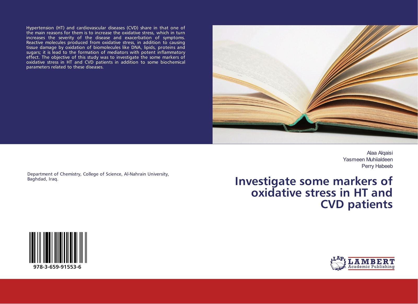 Thumbnail - Alaa Alqaisi (u. A.) | Investigate Some Markers Of Oxidative Stress In