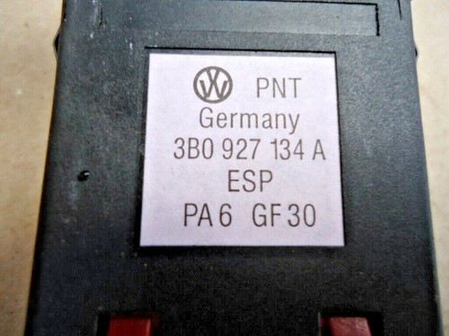 Volkswagen Passat 2003 Interior ESP Switch Button 3B0927134A - Picture 2 of 3