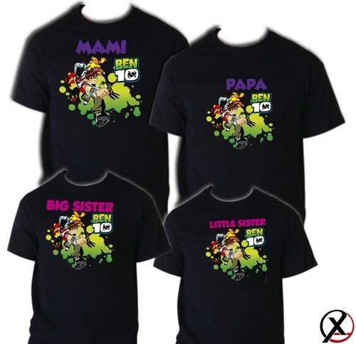 Ben 10 Family T-shirt Birthday Matching Party Celebration Reunion Tee Mom Dad 2 - Picture 9 of 11
