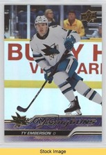 2023-24 Upper Deck Series 2 Young Guns Silver Foil Ty Emberson #460 READ 0kr0