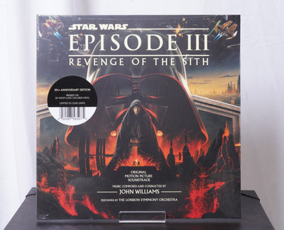STAR WARSエピソードIII アナログレコード Star Wars Episode III Soundtrack Vinyl - Lava colored vinyl #2550