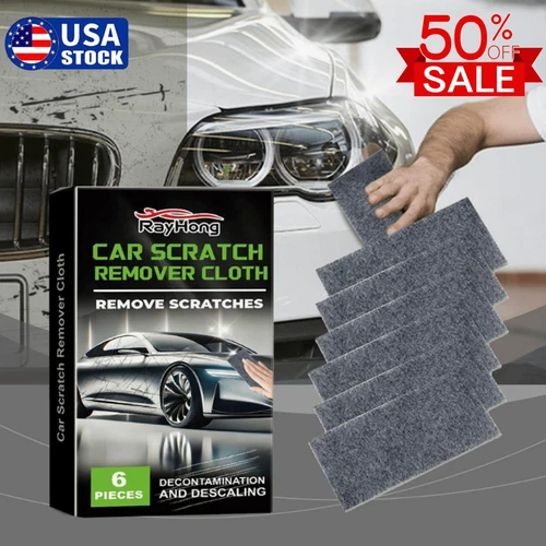 6Pcs Nano Magic Sparkle Cloth Car Scratch Remover for Car Scratches & Polishing