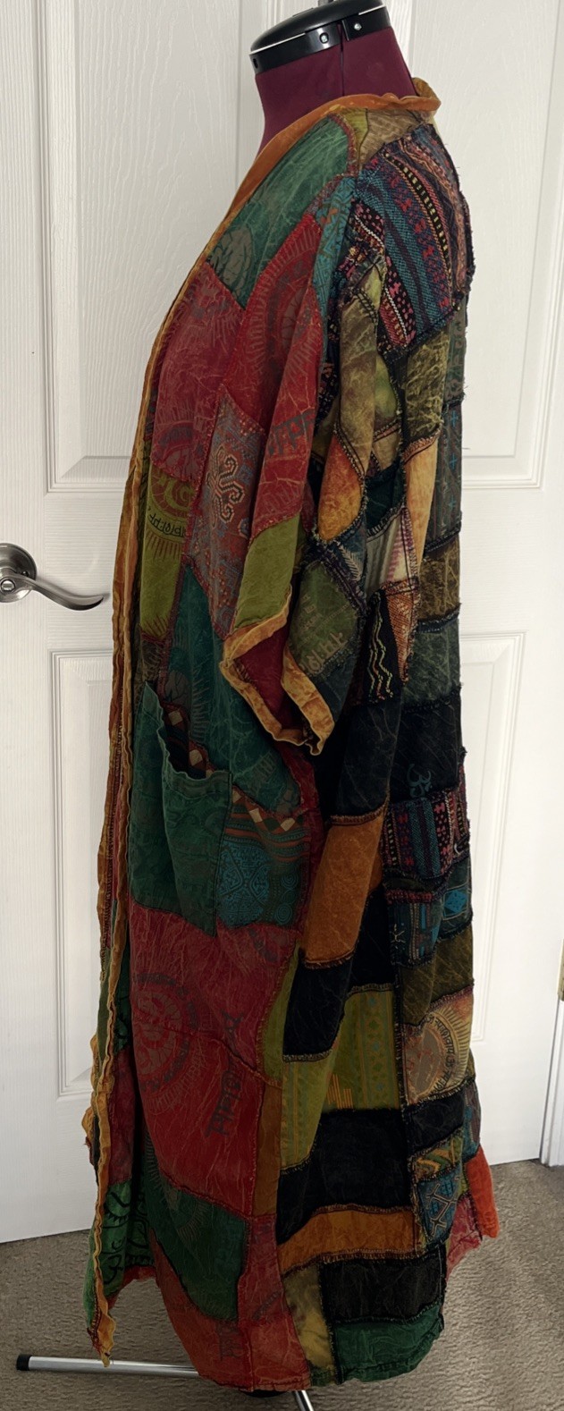 Ordinary Selenophile Patchwork Duster Cotton Mult… - image 6