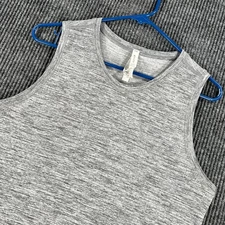 Athleta Tank Top Womens Medium Gray Sleeveless Heather Active Training Casual