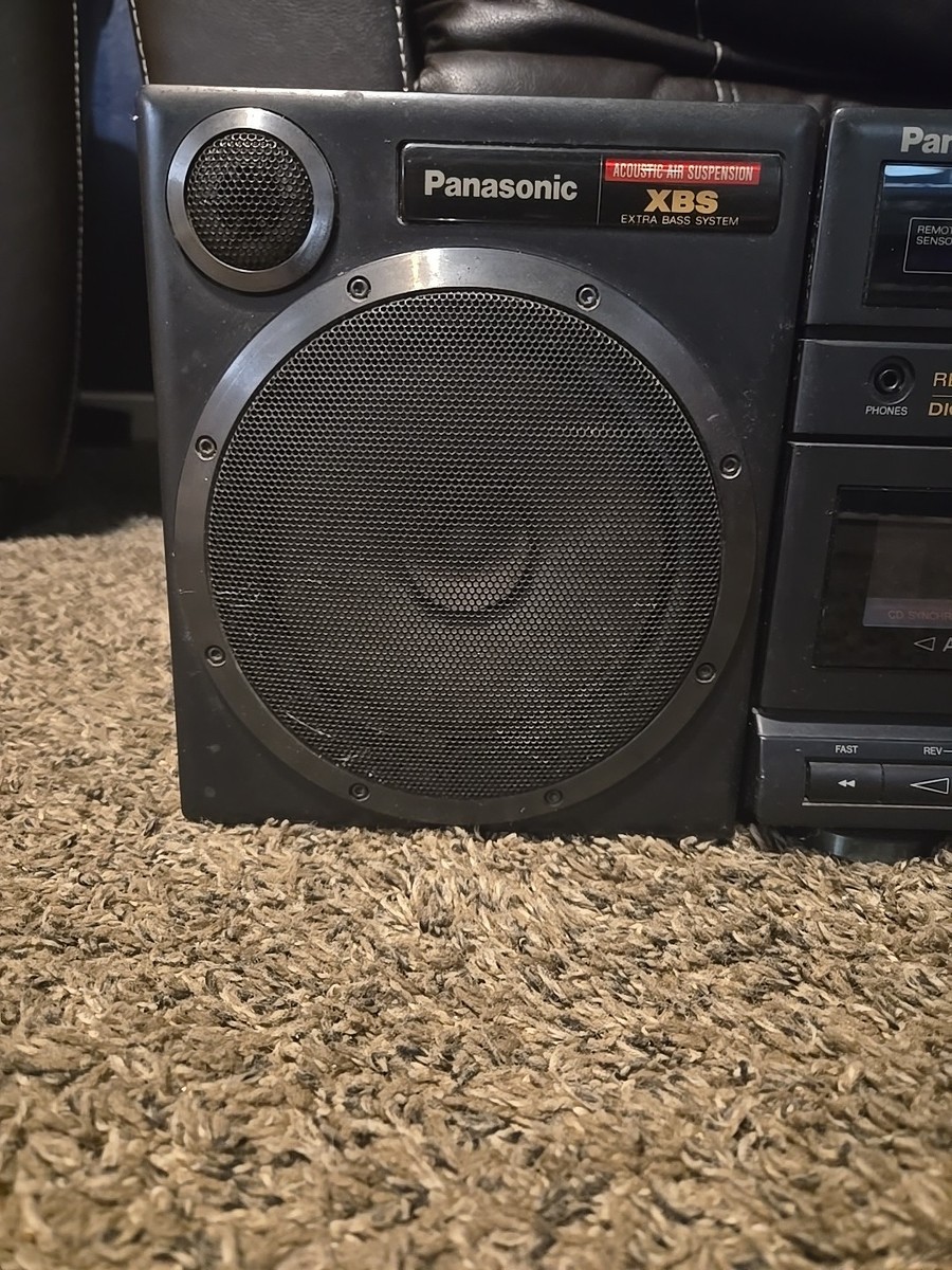 PANASONIC” RX-DS660 Stereo Boombox Cassette AM/FM Radio Acoustic