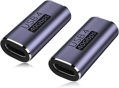 USB C Coupler (2 Pack), USB Type C Female to Female Adapter Extender Compatible