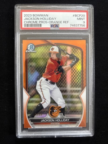 2023 Bowman Chrome Prospects Jackson Holliday /25 PSA 9