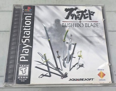 Vintage Squaresoft Bushido Blade Original Black Label Sony PlayStation 1 PS1