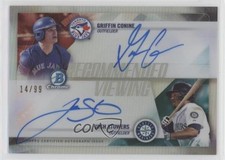 2018 Bowman Draft 14/99 Griffin Conine Josh Stowers #RVA-CS Auto 0c6