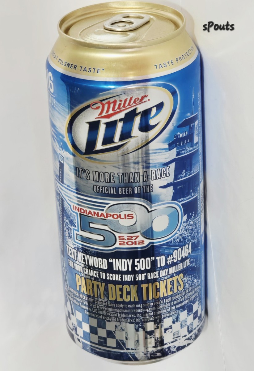 2012 INDY 500 MILLER LITE MILWAUKEE WI INDIANAPOLIS IN FORMULA