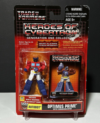 New Transformers Optimus Prime Generation 1 Heroes of Cybertron 2003