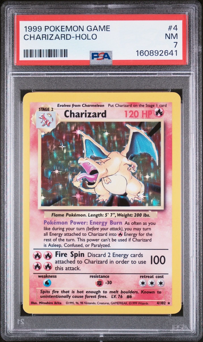 Charizard Pokémon TCG Holo Rare Base Set Individual Collectible