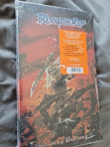 RHAPSODY - Dawn Of Victory 2 x CD Limited Edition Box Set 2000 LMP Like New Cond