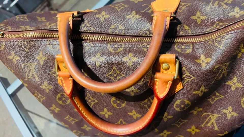 Bolsa satchel Louis Vuitton Speedy 35 marrom - Imagem 3 de 4