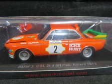 1/43 BMW 3.0 CSL Paul Ricard 1973 2nd #2 "Jägermeister" J. Ickx, J. Hunt