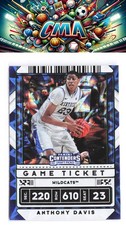 2020 Panini Contenders Draft Picks #7b Anthony Davis Game Ticket Green Explosion