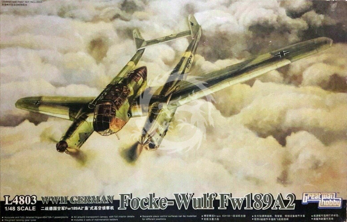 Focke-Wulf Fw 189 A-2 Great Wall Hobby GWH L4803 scale 1/48 | eBay