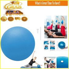 Blue 9-Inch Pilates Ball Small Exercise Ball for Yoga  Core Training
